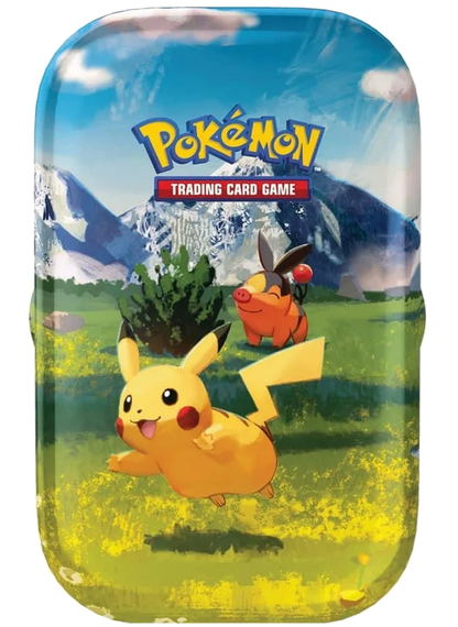 A single Ascended Heroes mini tin