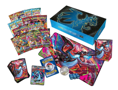 Pokémon Mega Charizard X ex Ultra-Premium Collection contents
